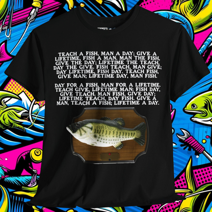 Teach a fish, man a day; give a lifetime