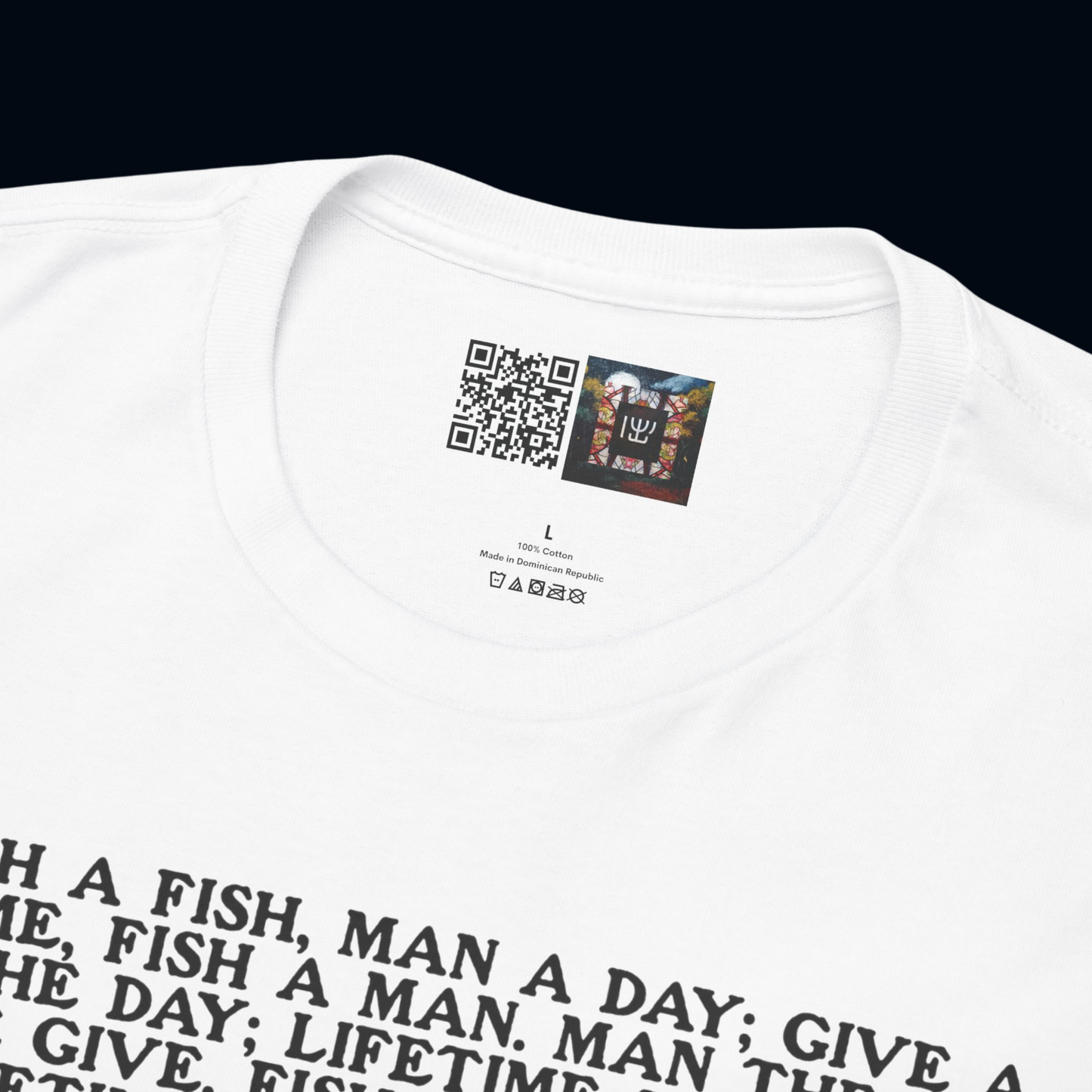 Teach a fish, man a day; give a lifetime