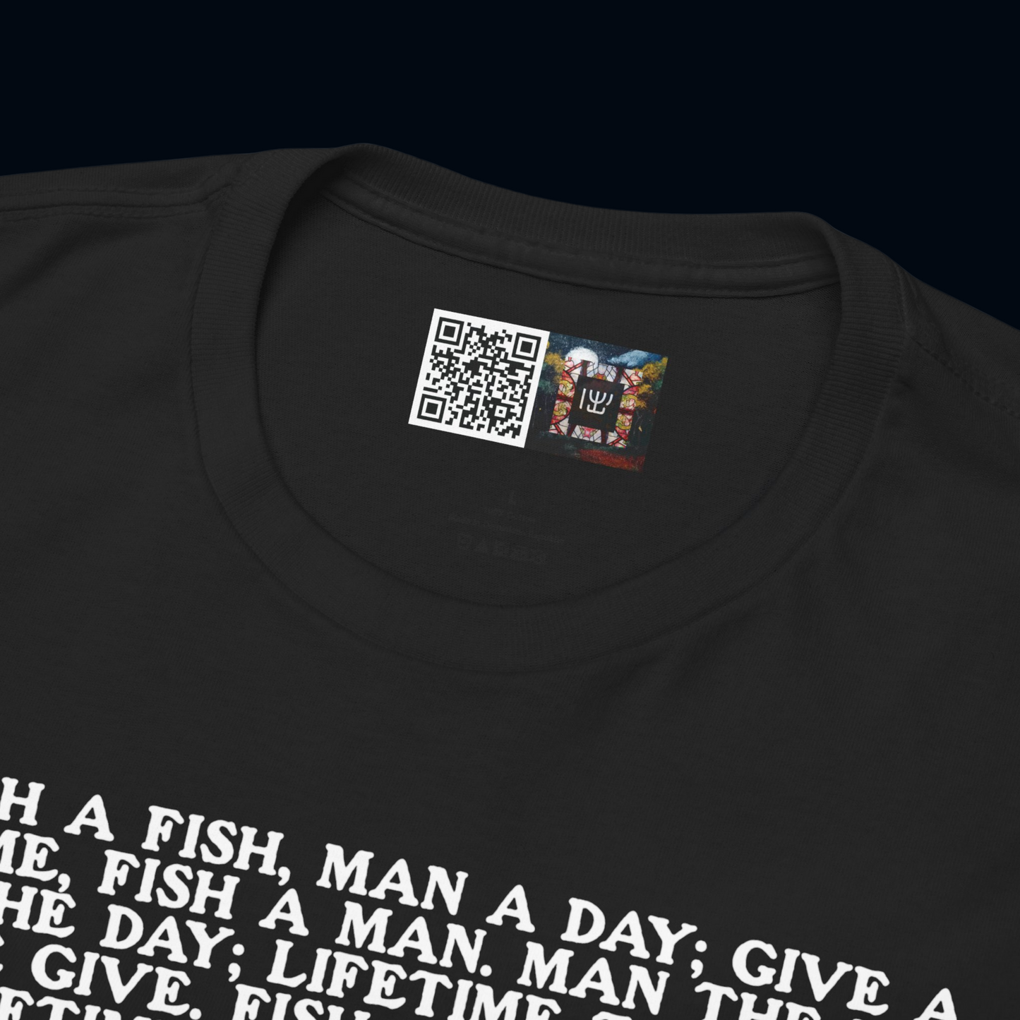 Teach a fish, man a day; give a lifetime