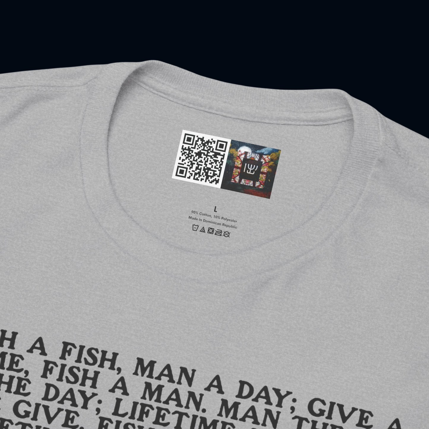 Teach a fish, man a day; give a lifetime
