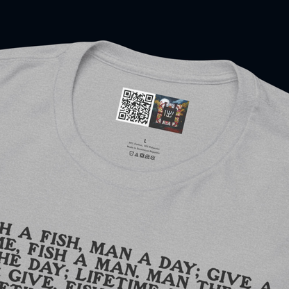 Teach a fish, man a day; give a lifetime